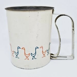 Androck - Vintage Mid Century Metal Flour Sifter